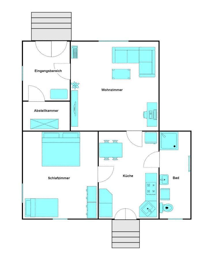 Ferienwohnung Rathsacks Familienhof Ziegendorf Exterior foto